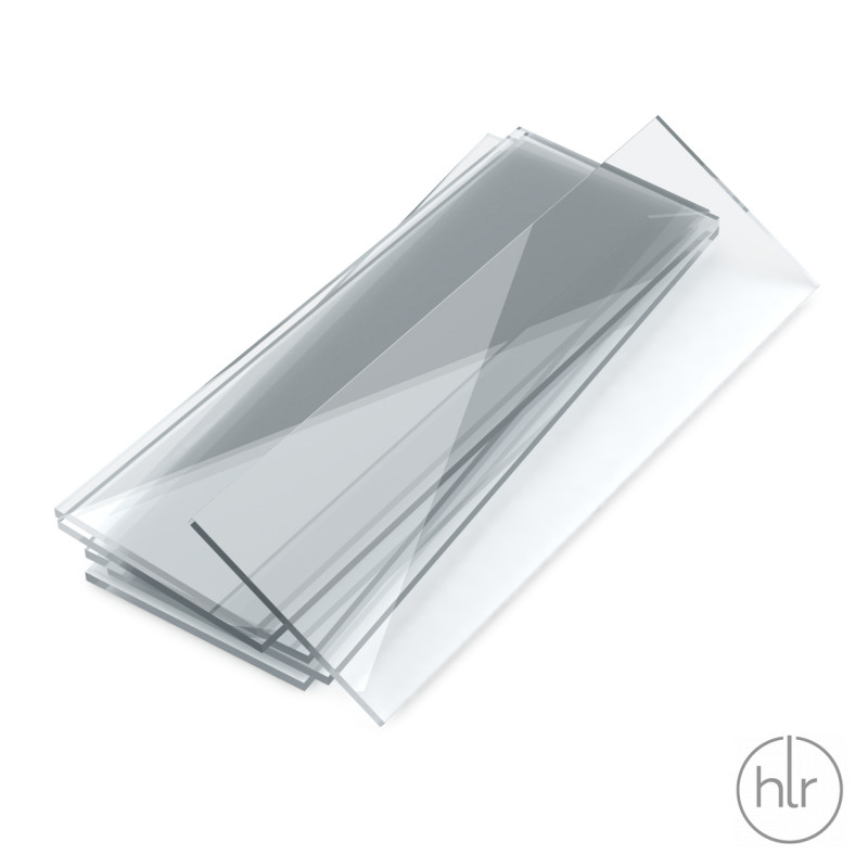 Скло предметне 25,4 х 76,2 з шліфованими гранями MS7101